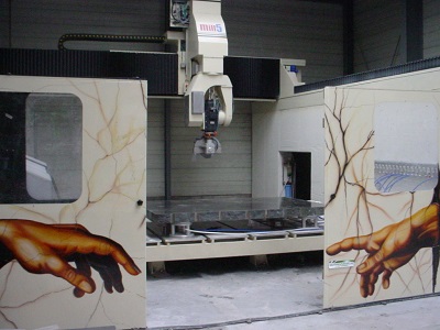 CNC Maschine Sonderanfertigung Gro�objekte 5-achs Vorarlberg Steinmetz Brugger Karl-Heinz