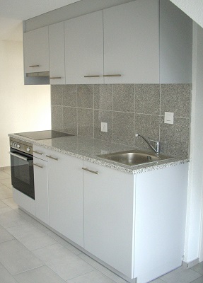 KomplettKüche Küche + Steinplatte aus Bianco Sardo Granit mit Oberbau Waschbecken Küchenabdeckung Granitarbeitsplatte Granitplatte Steinplatte Küchenplatte Küchenarbeitsplatte